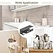 boxoon Wall-Mounted Hair Tool Organizer With Shelf, Rustproof Carbon Steel Holder For Bathroom, Salon, And Hotel Use