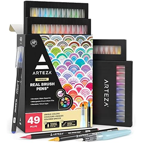 ARTEZA Stylos pinceaux 48 couleurs Cover