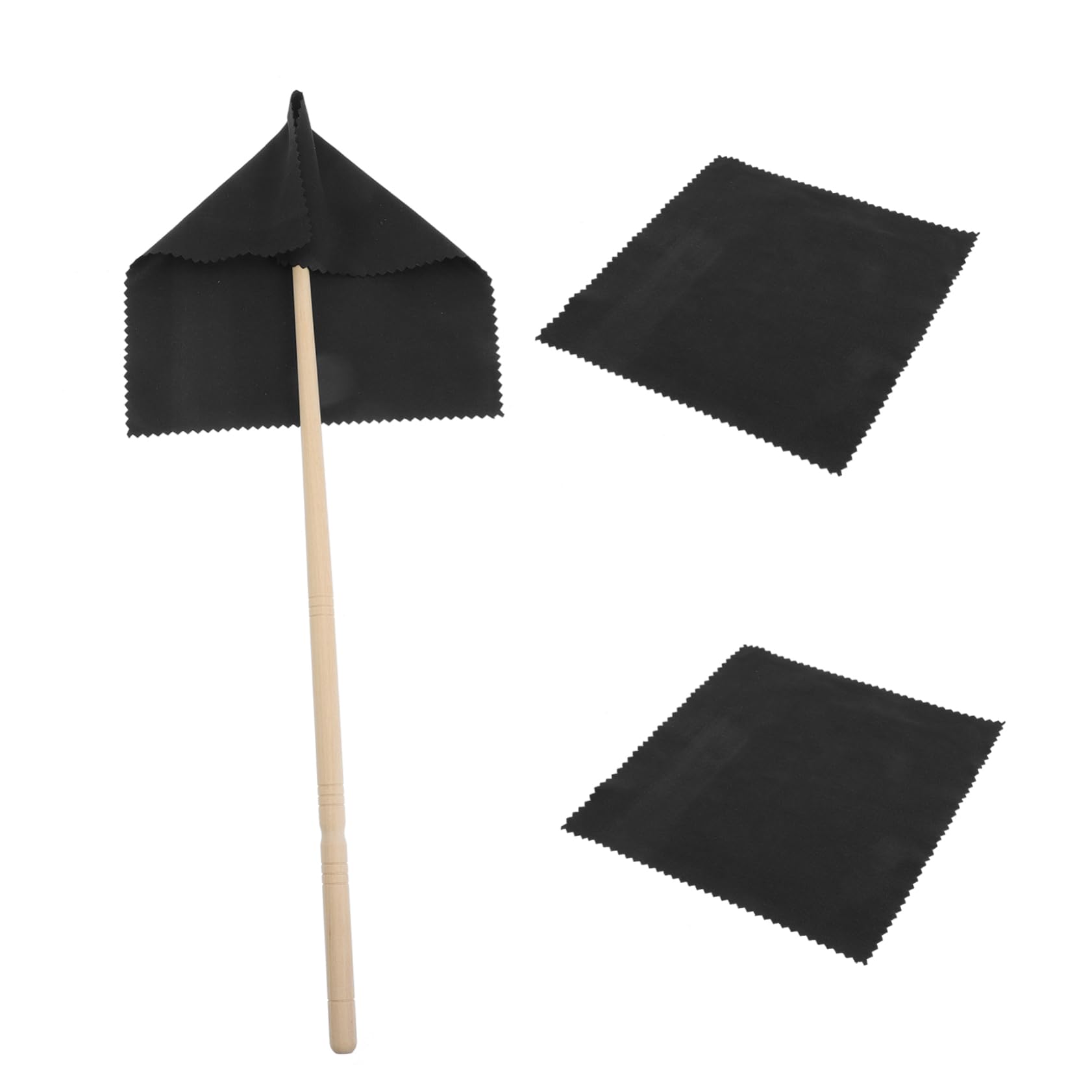 Kisangel 1 Set Flute Kit Durable Flute Rod Cloth for Efficient Dust Removal Essential Tool for Saxophone Clarinet Care Easy to Use Wash