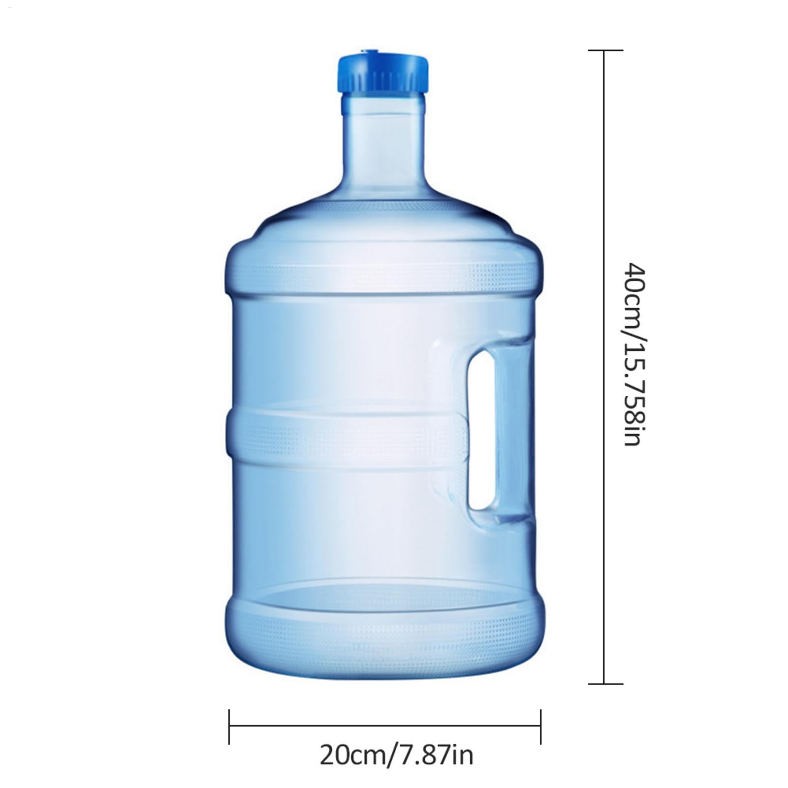 Depósito de Almacenamiento de Agua portátil con asa - Depósito de Agua de Camping para Mochila de Senderismo al Aire Libre y Kit de Supervivencia | Camping para Mochila de Senderismo al Aire Libre y Kit de Supervivencia
