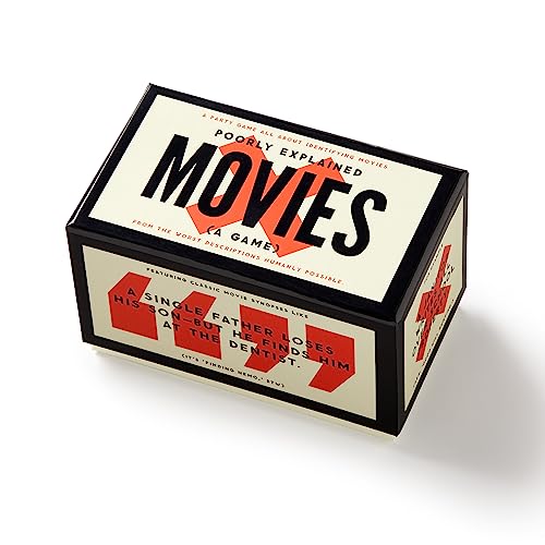Brass Monkey Poorly Explained Movies - Party Game with 300 Cards Featuring Uniquely Terrible Descriptions of Movies, Suitable for 2-8 Players - Image 2