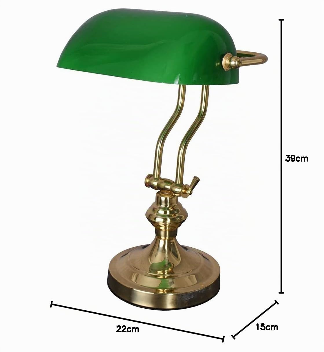 Nostalgische Schreibtischlampe im Art Nouveau Bibliothekslampe (ohne Leuchtmittel) xcl114 Palazzo Exklusiv