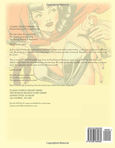 Classic Comics Library #12: Sexy Superheroines: Phantom Lady & Lady Luck - All Stories - No Ads