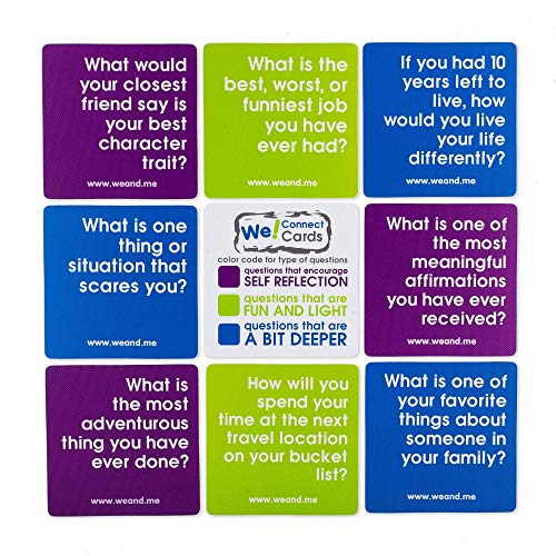 We! Connect Cards Icebreaker Questions Trust Building Games Teambuilding Activities Conversation Starters For Meetings And Workplace As Seen On Tedx (60 Cards) #TOP2