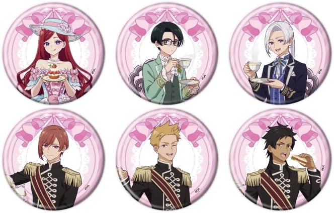 The tragedic, the strongest outside road, Queen Lasbos works for the people. 23 (Illustration) Can Badge Complete Set, Box of 6