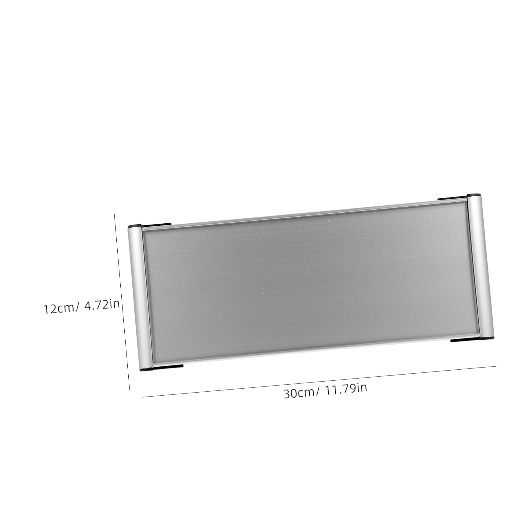 Angoily 6 Piezas Placa Identificativa de Resistente para Puerta de Oficina Doble Cara Personalizable para Señalización Empresarial y Departamentos