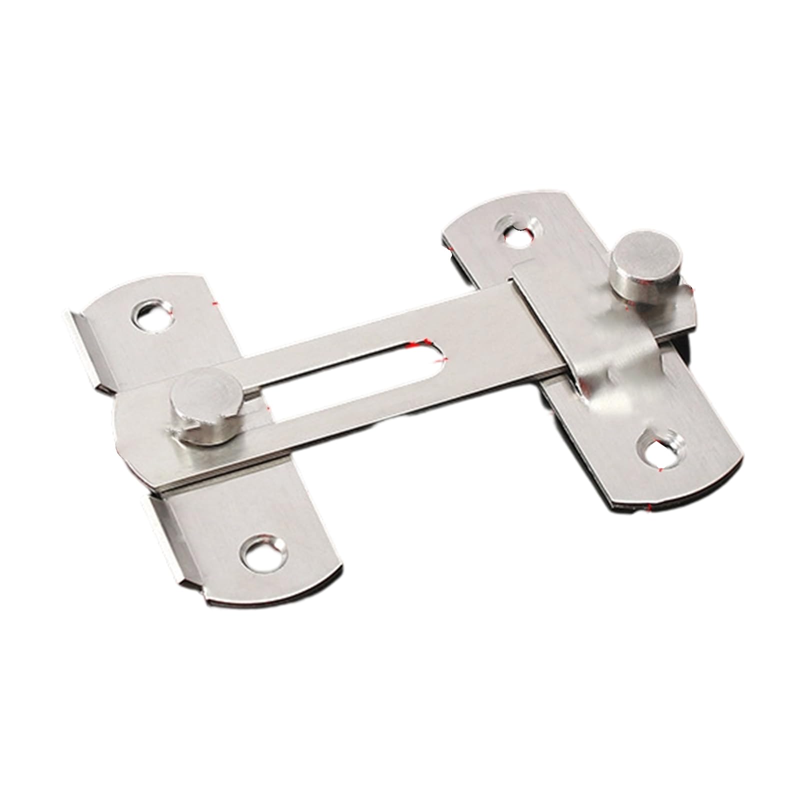 Jazuaiao Large Flat Corner St Of 2 Untarnished Door Latches Strong Security Hook For Sliding Entrances Barn Entrances Pet Enclosures Strong Door Secure