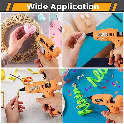 Mulwark Hot Glue Gun and Sticks Set - High-Temp Mini Glue Gun with 30 Glue Sticks - Perfect for DIY Crafts, Repairs, Home, Office & School Projects - 20W Premium Mini Hot Glue Gun - Image 5