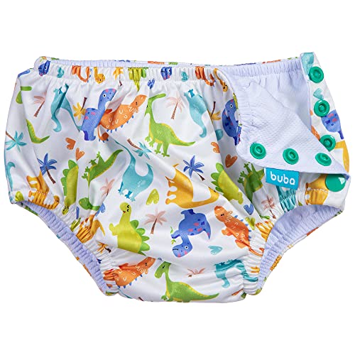 SUNGA DE BANHO COM FRALDA REUTILIZAVEL - DINO - G