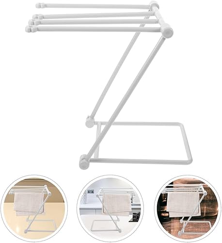 Miniatura 2 de Alipis Paños de lavado de platos, toallero para estantes de almacenamiento, encimeras, toallero de baño, toallero, tocadores, soporte para toallas,