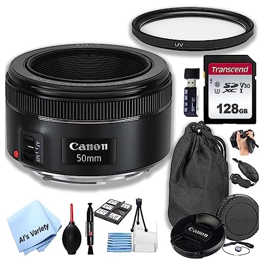 Canon 50mm f/1.8 STM Prime Lens Kit
