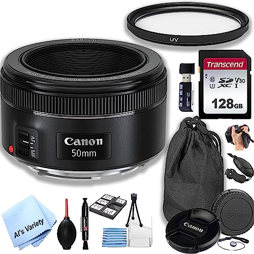 Canon EF 50mm f/1.8 Lens Kit (Renewed)