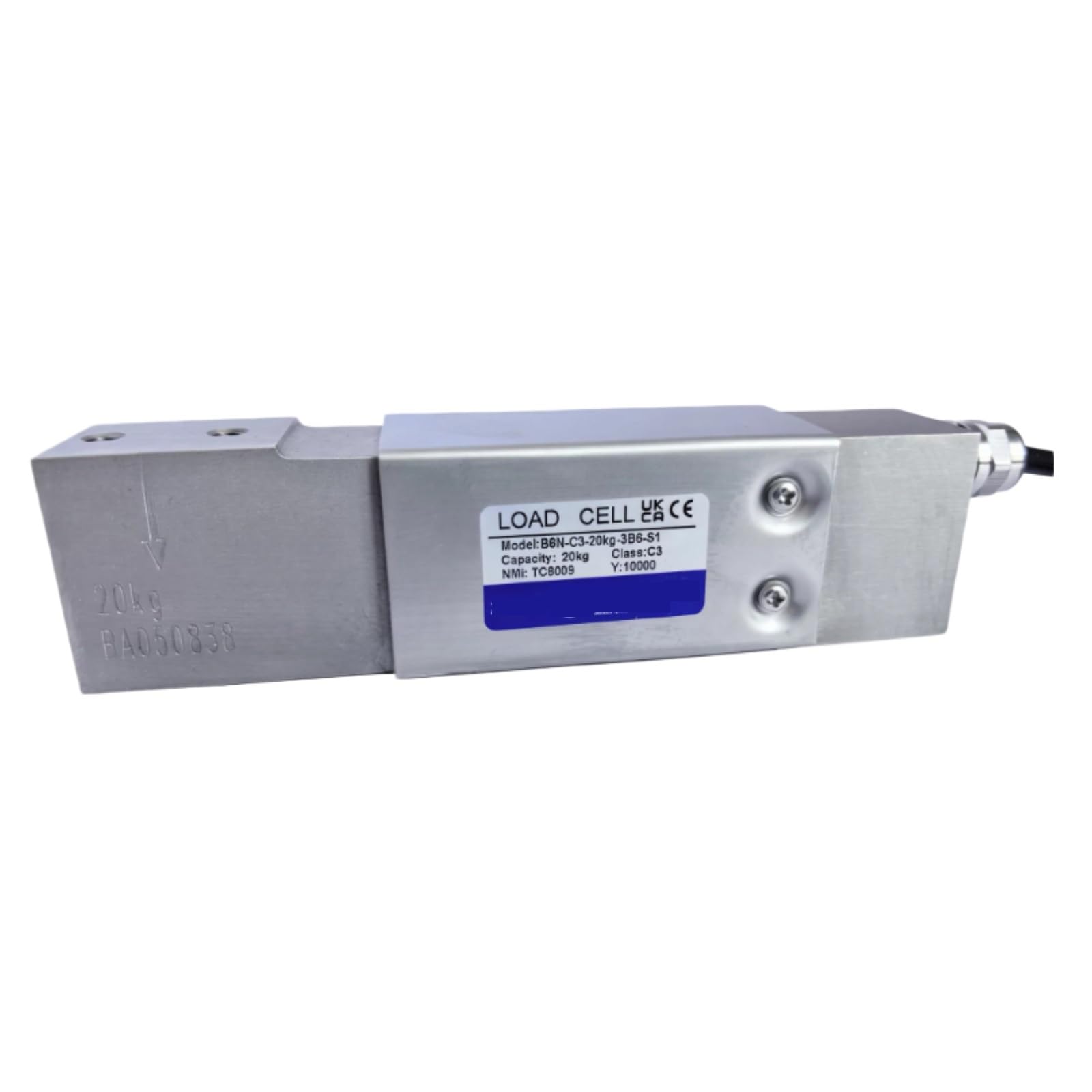 HKEJSJWA B6N Load Cell B6N-C3-20KG, 20KG Measuring Weight Sensor