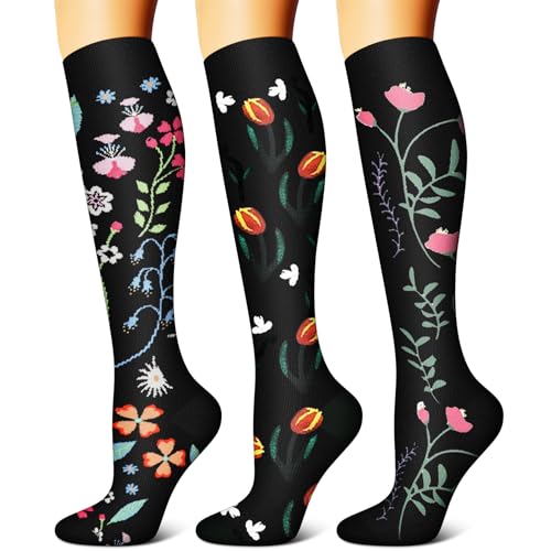 Blisset Compression Socks for Women and Men - Best for Circulation, Running, Athletic, Recover, Nurse, Travel