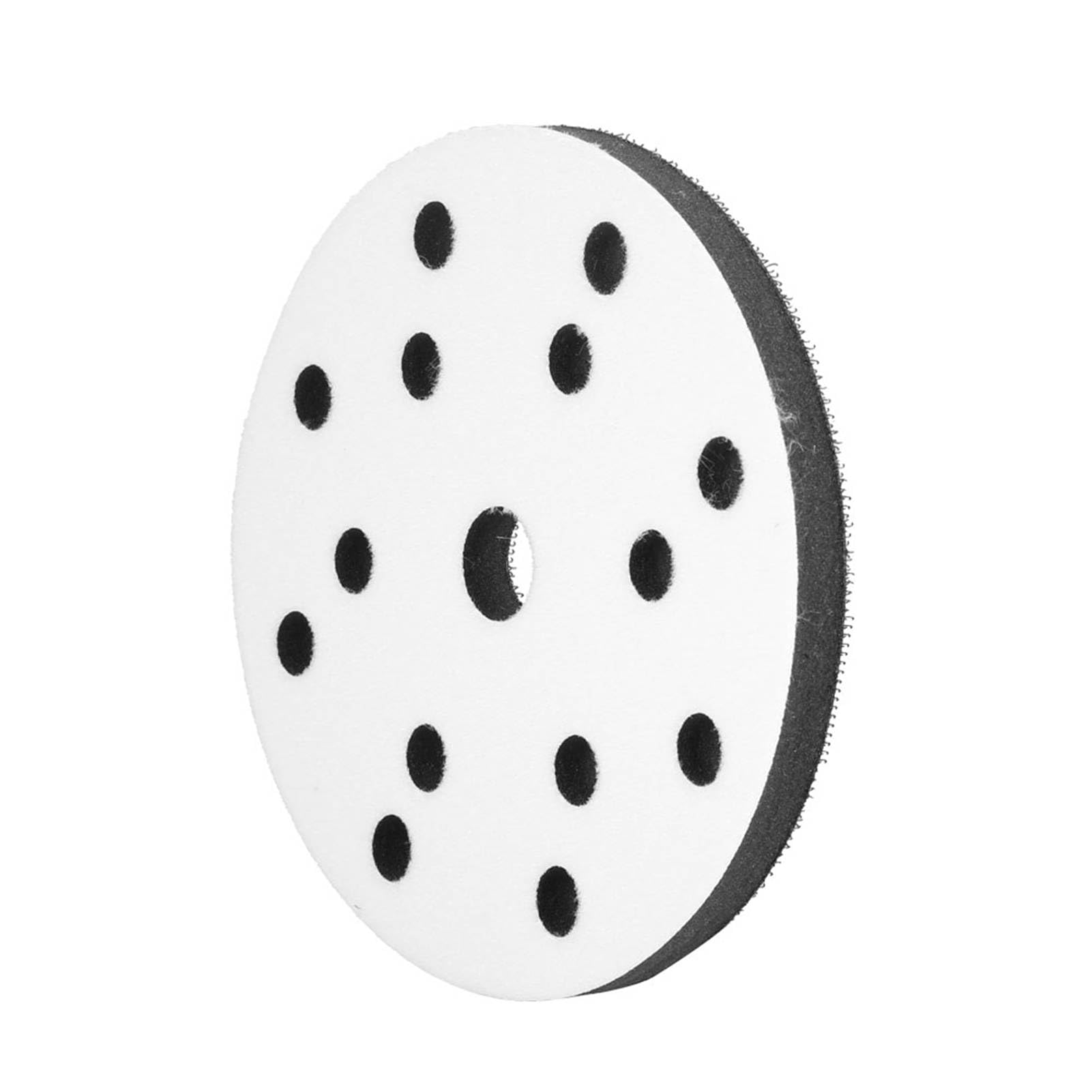 Hilitand Sanding Soft Pad, 150mm Diameter Gear Sanding Pad, Soft Buffer Sponge Interface Cushion Pad for Sanding Pads(17 Holes)