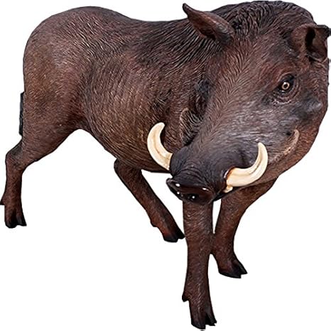 Amazon Frpアニマルオブジェ アフリカ産イボイノシシ 置物 動物 猪 いのしし 動物園 店舗 カフェ 喫茶店 レストラン 飲食店 インテリア イベント ディスプレイ 実物大 等身大 リアル フィギュア ドール 通販