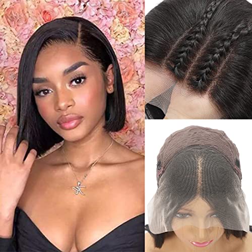 Short Bob Wig Straight Hair 10 Inch Lace Frontal Wig Human Hair Wig For Black Women 13x4 Lace Frontal Wig Brazilian Virgin Hair Natural Color Short Bob Wig Straight Hair 10 Inch Lace Frontal Wig Human Hair Wig For Black Women 13x4 Lace Frontal Wig Brazilian Virgin Hair Natural Color