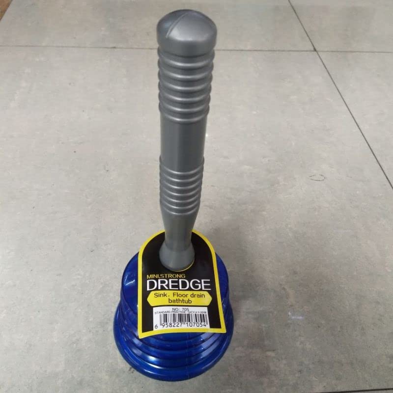 Bhajan Sink and Drain Plunger and Toilet Wash Basin Unblocker Plastic Strong Suction Device for Kitchens, Bathrooms Waste Pipes and All Drain Cleaner Commercial Style 'Plumbers Plunger-image-0