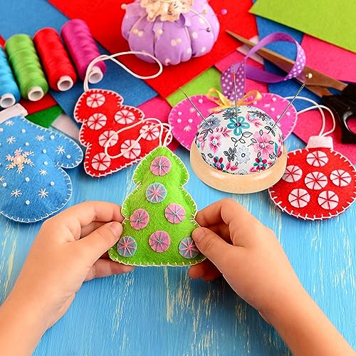 Pin Cushion Wooden Pincushion Cute Pin Cushions Japanese Style Pincushions Pin Holder Pin Holders for DIY Craft Hair Clip Daily Hand Sewing - Thumbnail 5