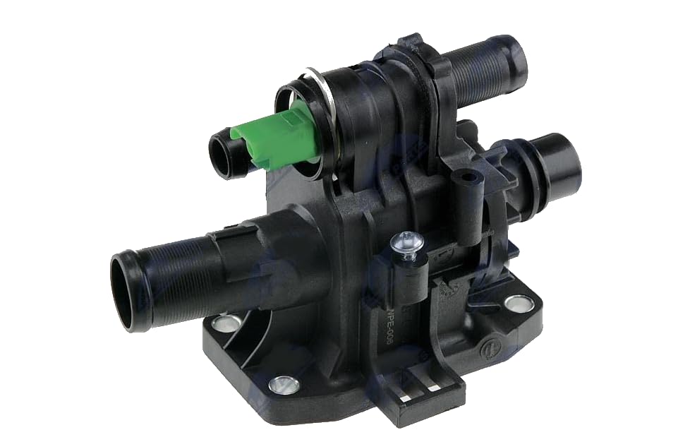 Partsline Boîtier thermostat eau moteur compatible avec 206, 207, 307, 308, 407, C3, C4, C5, Focus, Fiesta, Mazda 3 (1.6 HDi/TDCi) équivalent à 1336X2, 9647767180