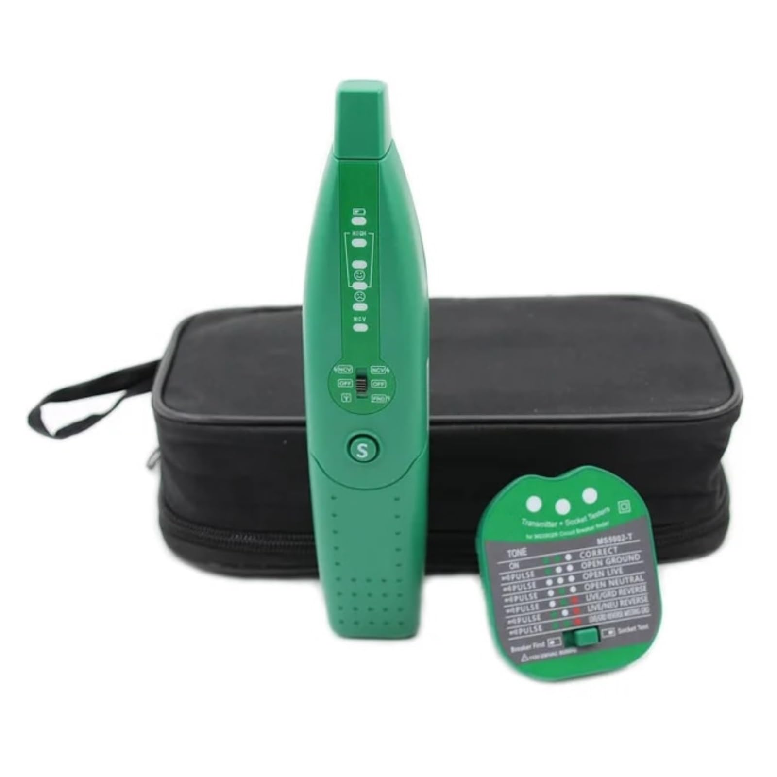 Detector Automático Multifunción De Disyuntores, Comprobador Enchufes Y Fusibles, Herramienta Receptora For Electricistas Diagnósticos Rápidos Precisos