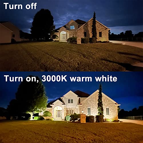 Landscape Lighting 12V 6W Low Voltage Landscape Lights Waterproof For Yard Lawn Patio Garden With 3000K Warm White Mr16 Led Bulb, Cast-Aluminum Led Landscape Spotlights With Abs Ground Stake (2 Pack) #TOP6