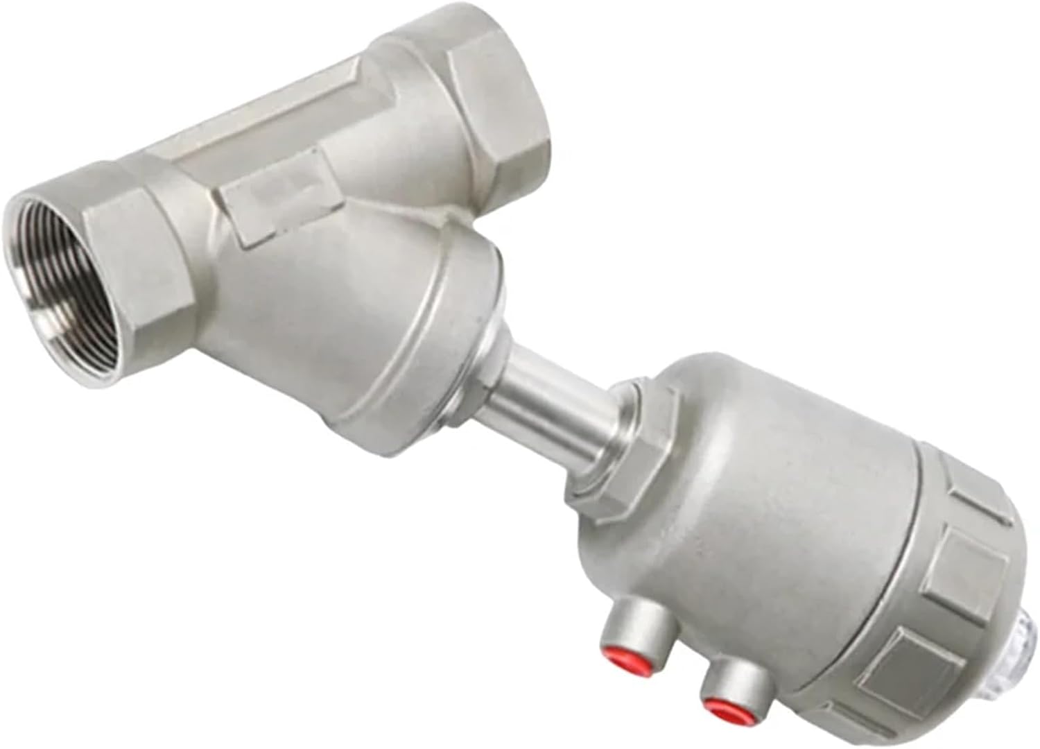1pc FAST-304 Stainless Stee Pneumatic Angle Valve 4-Point High Temperature Steam Internal Line Valve DN15