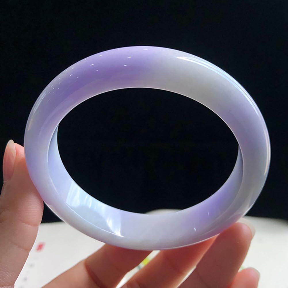 Bracciale in giada viola naturale per donna Uomo Braccialetti con perline Braccialetti con perline Buona fortuna Ricchezza Prosperità Bracciale unisex