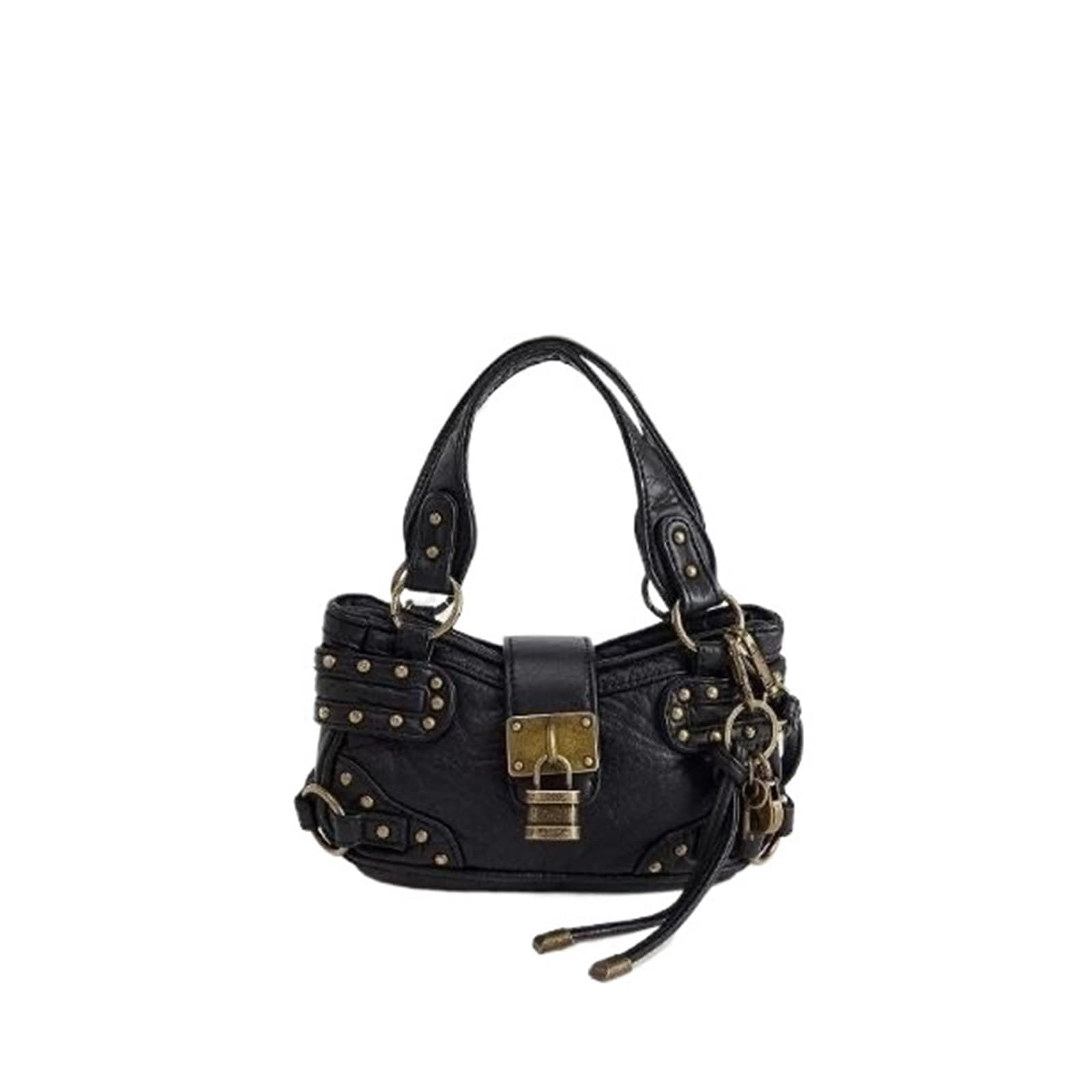 Sac à rivets au design niche original en version petit sac épaule rétro
