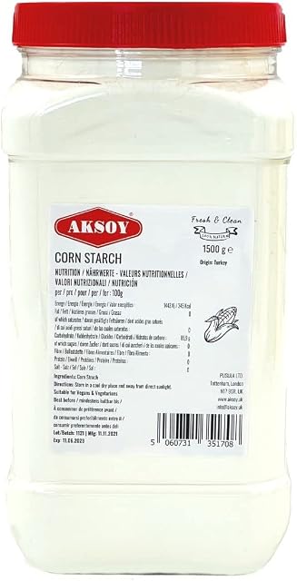 Aksoy Quality Corn Starch - 100% Pure 1.5KG