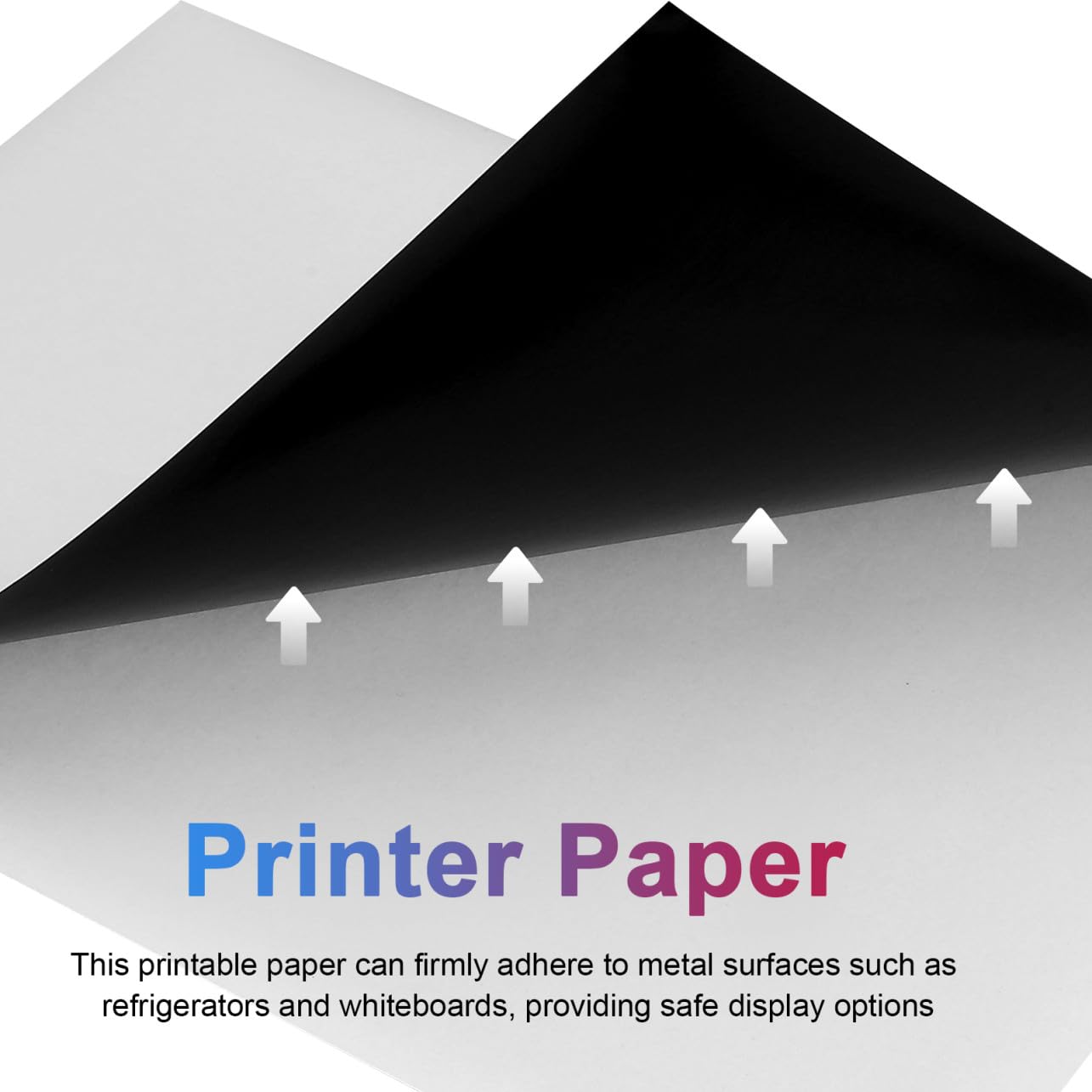 10 Feuilles Magnétiques Imprimables Papier Aimanté Flexible pour Étiquettes Photos et Affiches Compatible Imprimantes Standard Forte Surfaces Métalliques