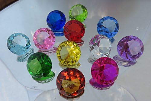 Miniatura 4 de Piedras de nacimiento pisapapeles cristal diamante 2.362 in arte de cristal