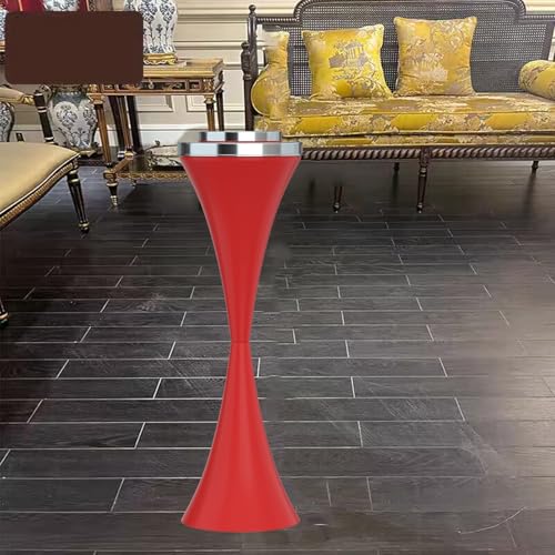 YUZDNM Posacenere da Terra con Coperchio in Acciaio Inox, posacenere autopulente Contemporaneo per Fumatori, portacenere Antivento Alto 23,5 Pollici per Interni ed Esterni(Rot)