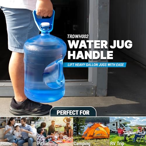 Mango para botella de agua con elevación estable y agarre ergonómico 3