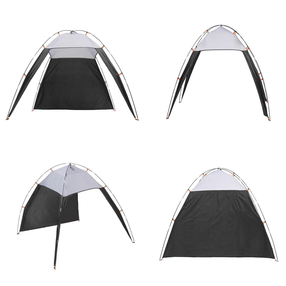 tettoia – Tenda parasole istantanea con borsa per il trasporto, protezione solare UPF 50+ per sabbia ed , protezione antivento portatile per campeggio, pesca, viaggi e giornate in spiaggia