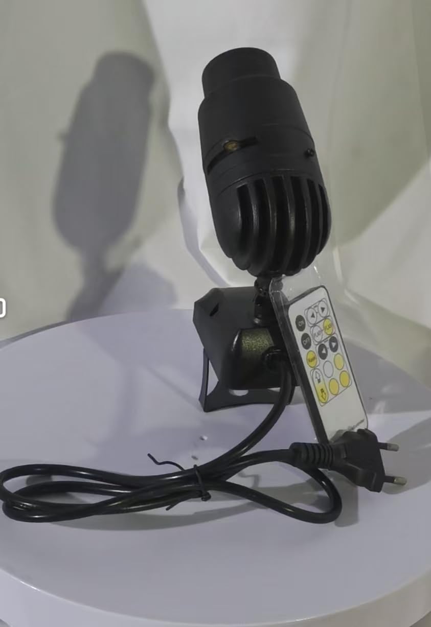 Pinspot Licht, 15W Doppelweiß/Cool White & Warm White LED GOBO Spot Licht durch manuelle Iris und Fokus mit IR-Controller für Disco, KTV, Party, Hochzeit
