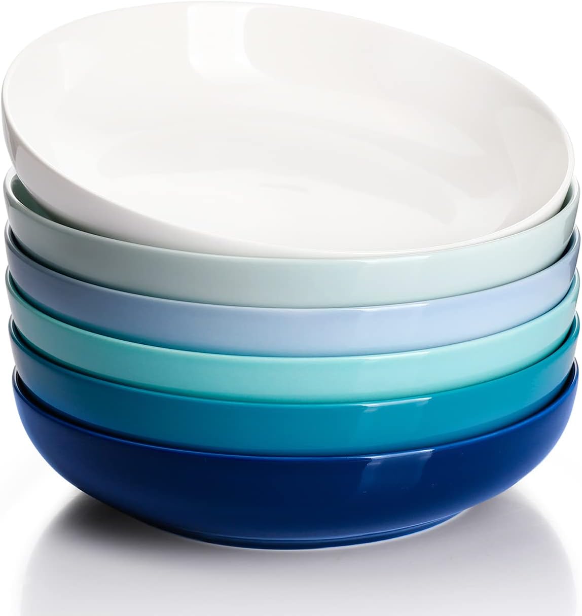 Sweese Pasta Bowls, 30 Ounce Salad Serving Bowls Set of 6(01)
