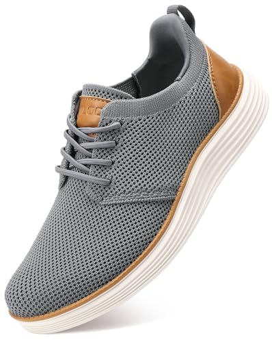 Image of VILOCY Boy's Slip On Casual Dress Sneaker Hands Free Fashion Shoes Comfortable Oxfords Mesh Tennis Breathable School Uniform Formal Church Shoes(Little Kid /Big Kid)