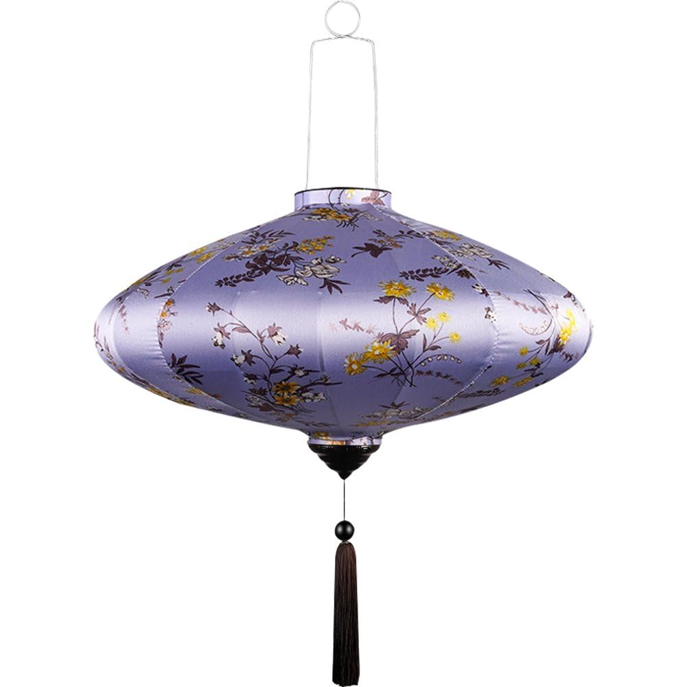 Fituenly Chinese Lantern Oval Hanging Lantern Festival Silk Lantern Spring Festival Hanging Decor for Party Wedding Supplies