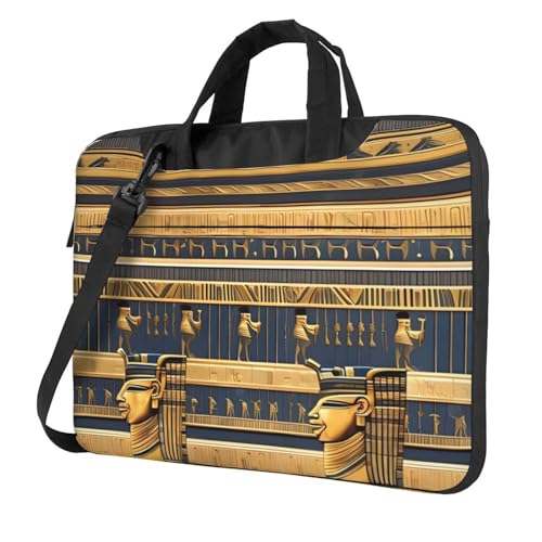 Sacoche ordinateur portable à motif égyptien pour le bureau