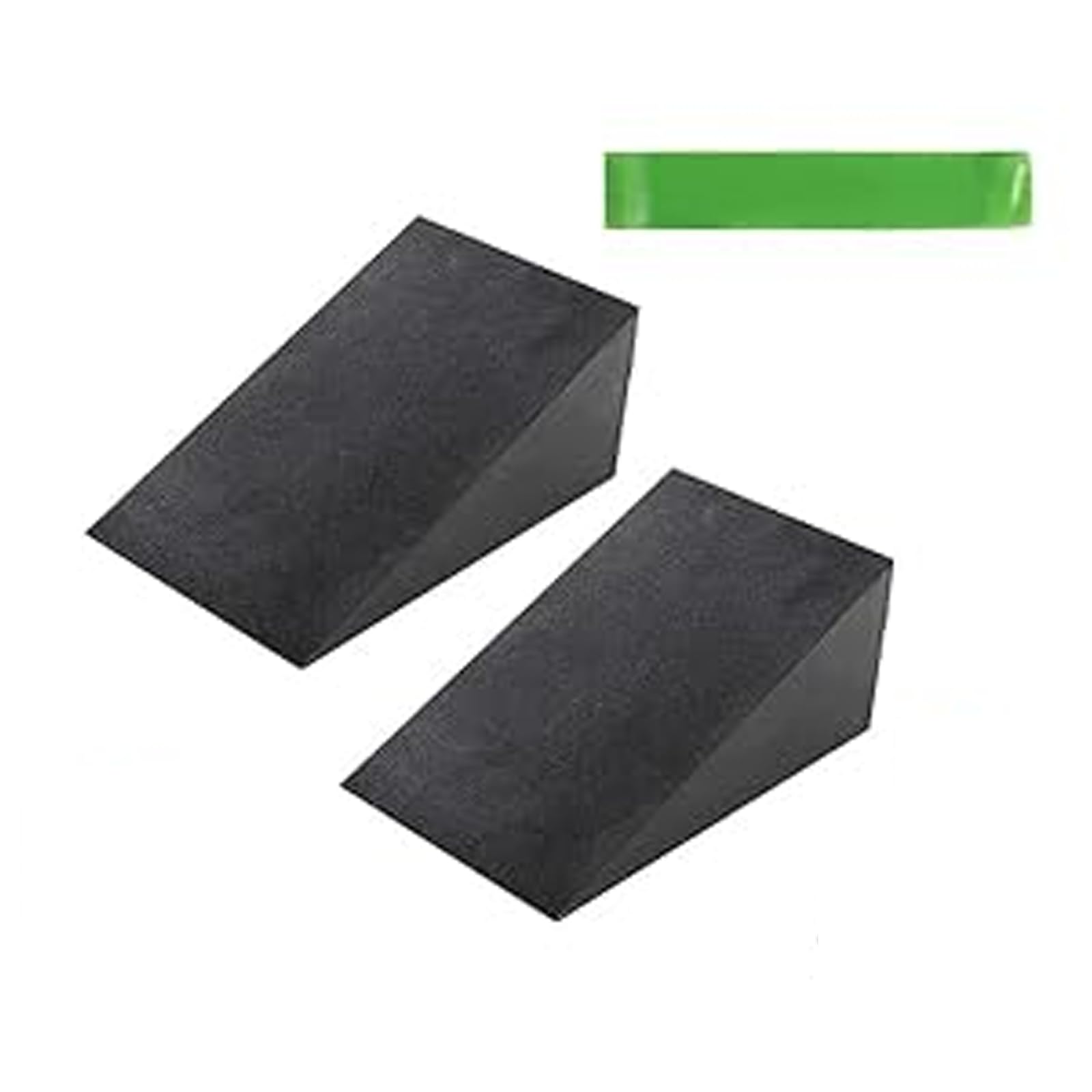 3Pcs Squat Wedge, Easy to Use Yoga Block Exercise Equipment, Three Piece Set for Squat Depth Enhancement and Calf Stretching, Portable Home Gym Accessory with Resistance Band-image-22