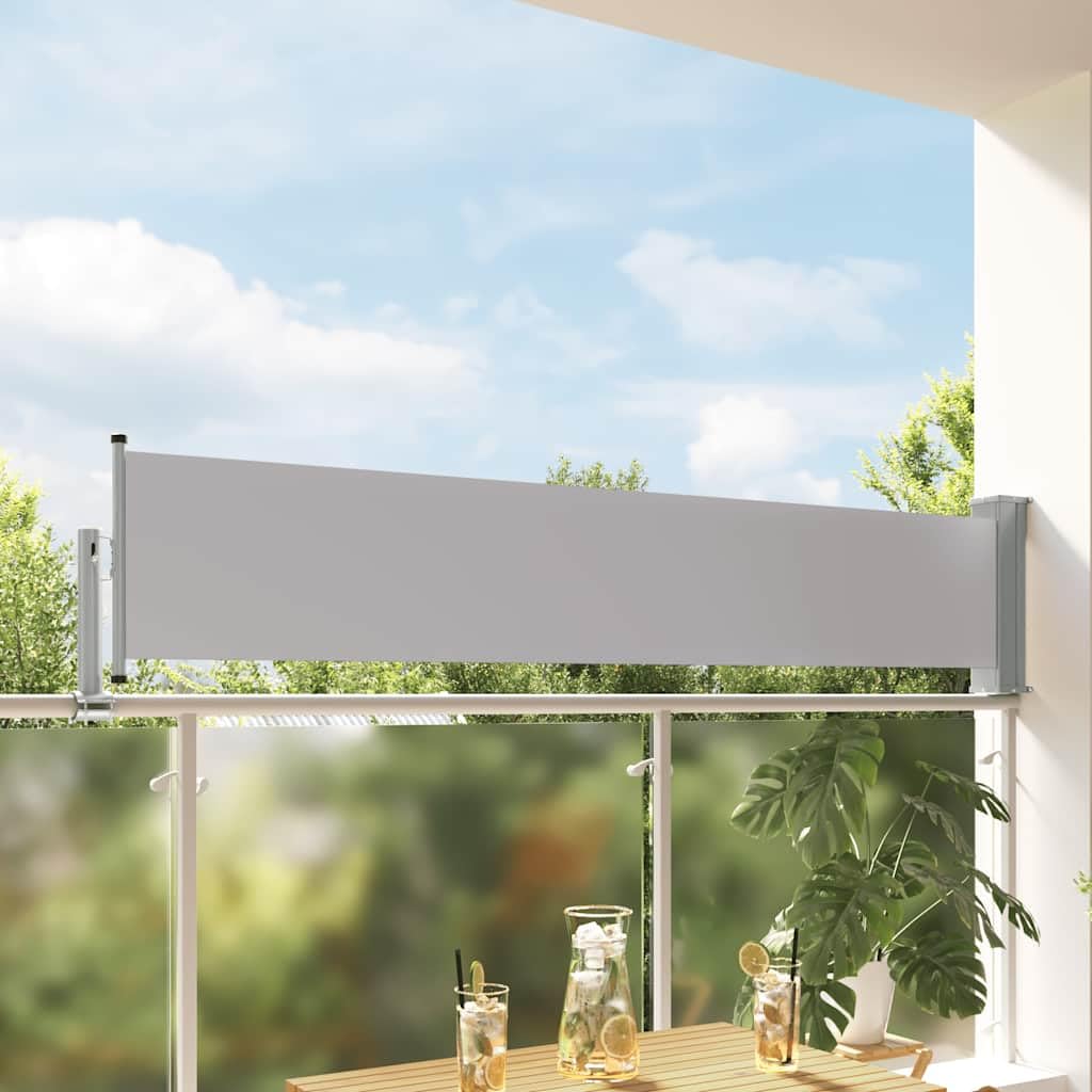 Amazon.de: vidaXL Seitenmarkise Ausziehbar UV- und Wasserbestndig  Sonnenschutz Sichtschutz Windschutz Seitenrollo Markise Balkon Garten  Terrasse ...