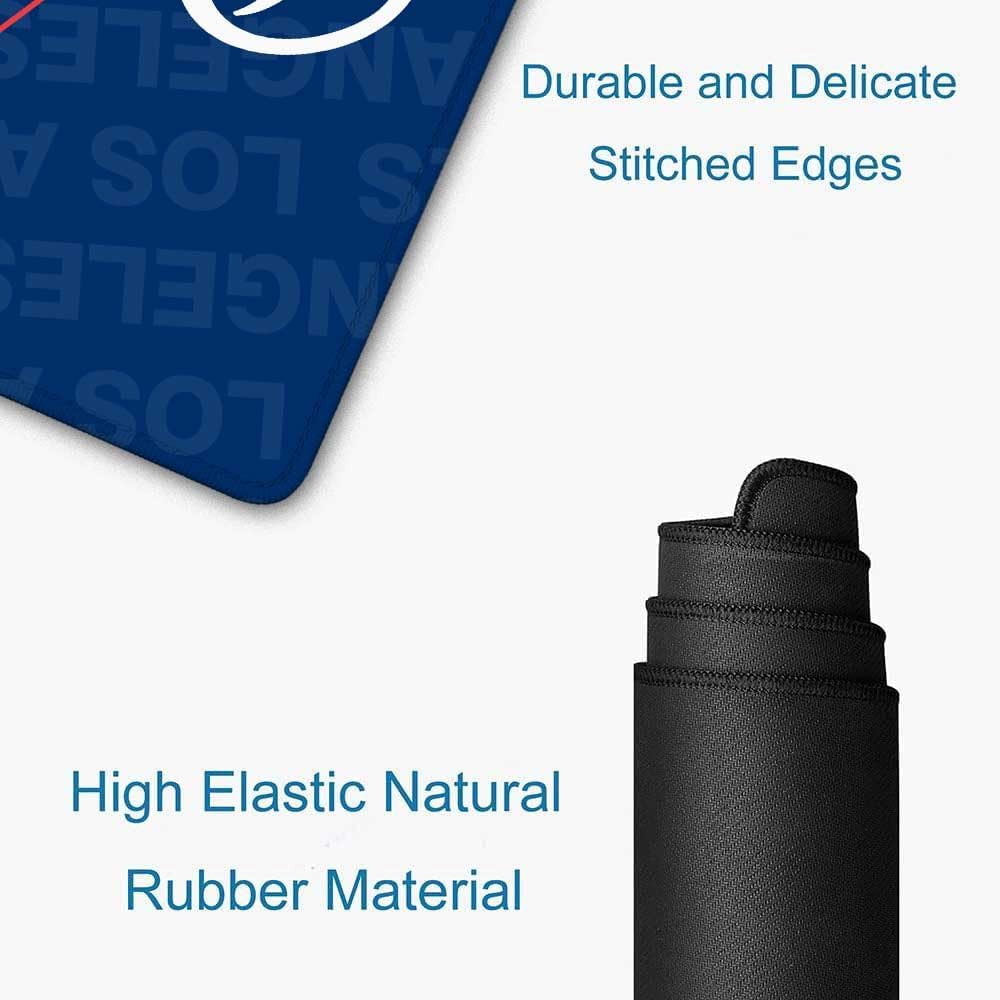 Mouse Pad Gaming Mousepad 31.5 x 11.8in Large Mouse Pad for Keyboard and Mouse with Anti-Slip Rubber Base, Baseball Keyboard Pad XL Mouse Mat for Los Angeles Home and Office - Image 3