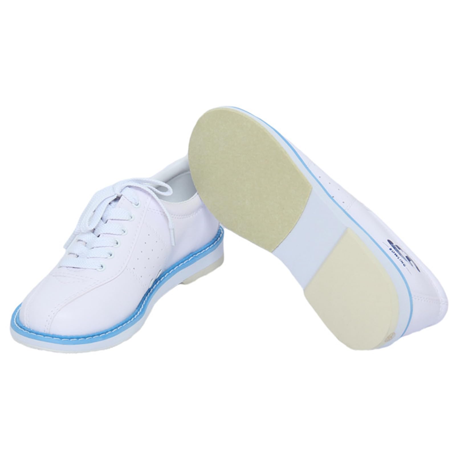 SDEQA Zapatos de Bolos para césped para Hombre, Zapatillas Bolos de Cuero Transpirable, Ligeros, Talla Grande