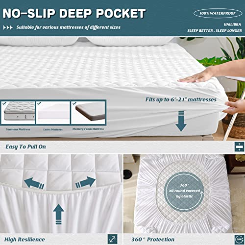 Unilibra Queen Mattress Protector Waterproof thumb #3