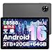 DOOGEE TAB A9+ Newest 2025 Android 16 Tablet, 11 Inch Tablet with Gemini AI, 8580mAh & T7200 Octa Core Android Tablets, 20GB+64GB/2TB LPDDR4X, 13MP+5MP, Widevine L1|Face ID|BT 5.0|5G WiFi|GPS|FM|OTG