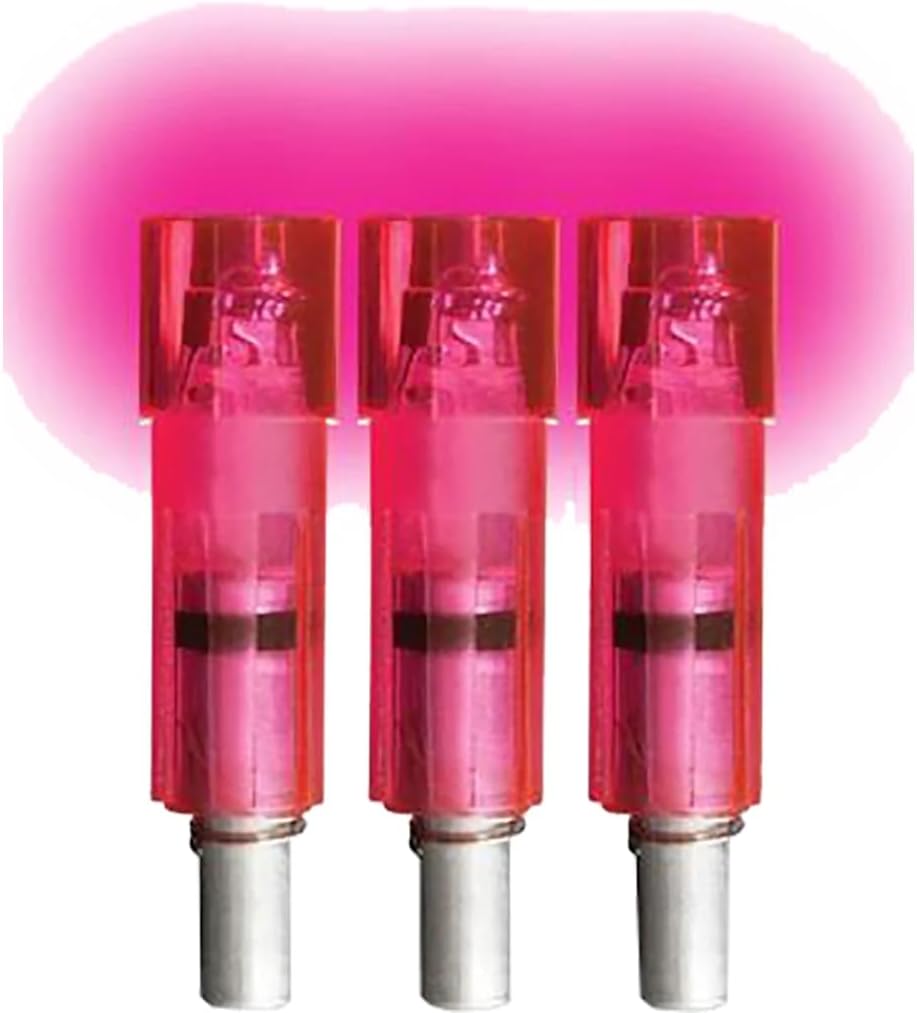 Lumenok Crossbow Nock Pink Gold Tip Flat 3 pk.