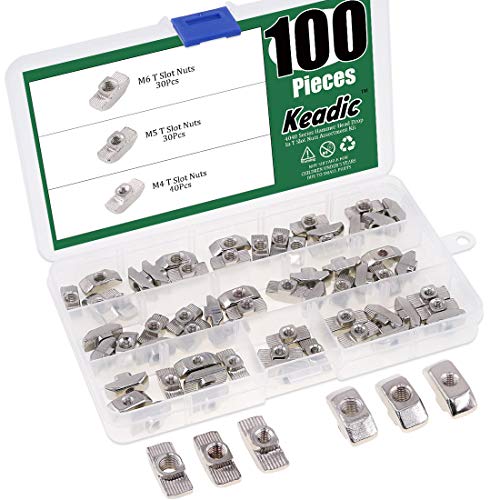 Keadic 100Pcs 4040 Series T Nuts