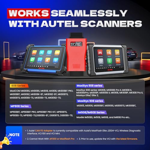 Autel CAN FD CANFD Adapter for GM MY2020 Vehicles, 2026 Compatible with Autel Scanner Diagnostic Scan Tool MaxiCOM MK808S MX808S DS808 Maxisys Elite 908 Series Models W/CAN FD Protocol (100% Original) - Image 7