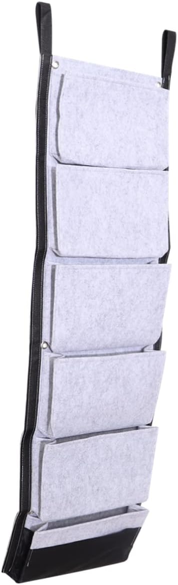 balacoo 2pcs Planter Hanging Felt Growing Bag for Flowers and Vegetables Multi-Pocket Wall-Mounted Planter Breathable Design for Indoor and Outdoor Use